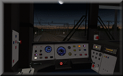 openBVE 3D cab screenshot
